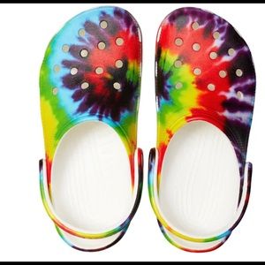 Brand new size 6 multi colors men Crocs.